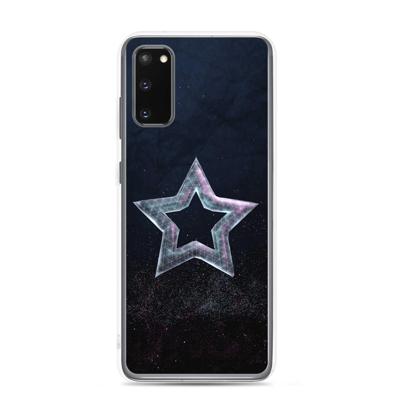 Load image into Gallery viewer, Star Dust Flexible Clear Samsung Case Bump Resistant Corners CREATIVETECH