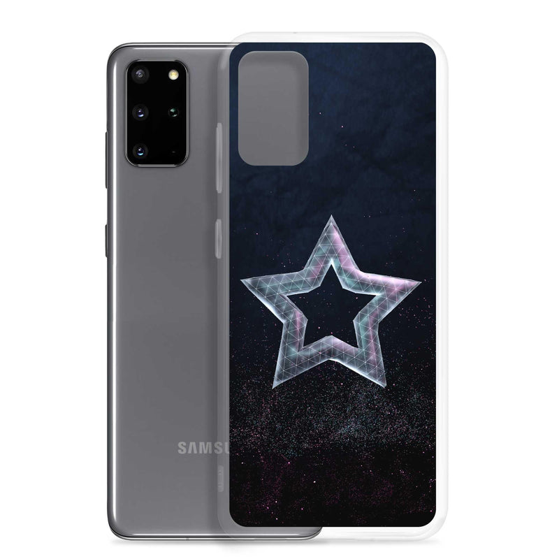Load image into Gallery viewer, Star Dust Flexible Clear Samsung Case Bump Resistant Corners CREATIVETECH