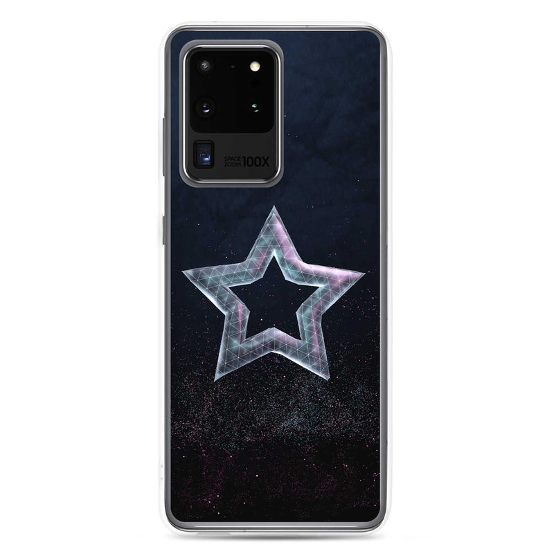 Load image into Gallery viewer, Star Dust Flexible Clear Samsung Case Bump Resistant Corners CREATIVETECH