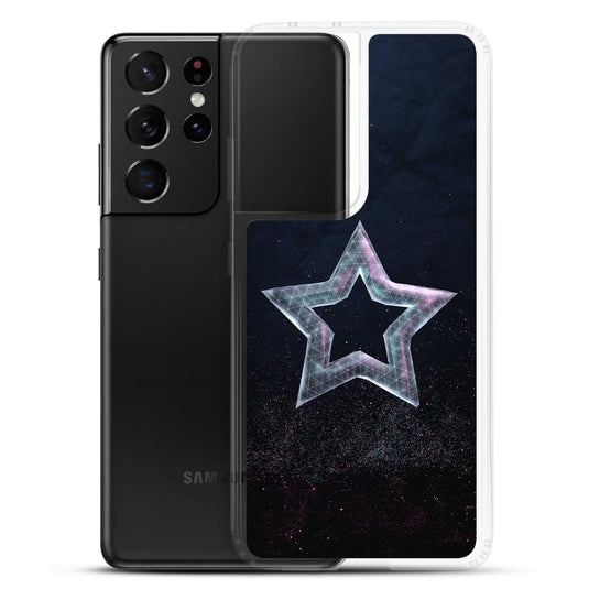 Star Dust Flexible Clear Samsung Case Bump Resistant Corners CREATIVETECH