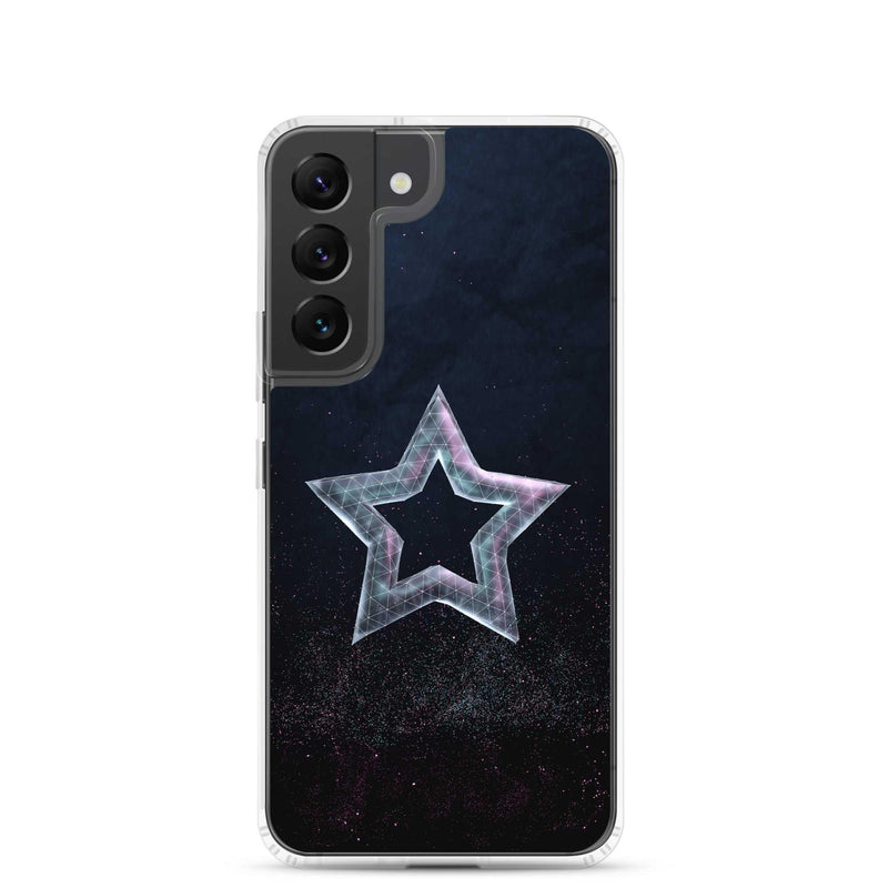 Load image into Gallery viewer, Star Dust Flexible Clear Samsung Case Bump Resistant Corners CREATIVETECH