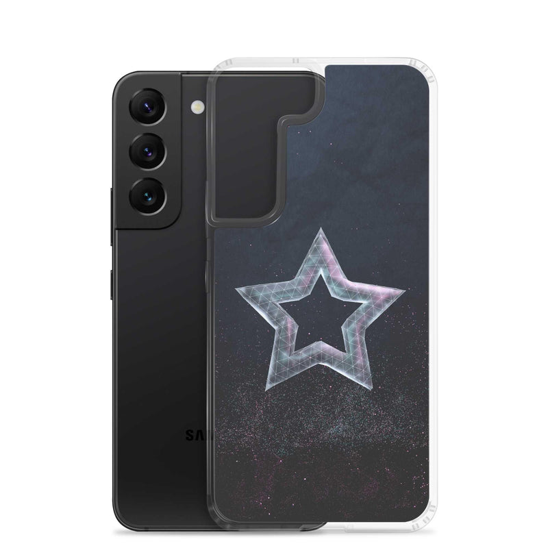 Load image into Gallery viewer, Star Dust Flexible Clear Samsung Case Bump Resistant Corners CREATIVETECH