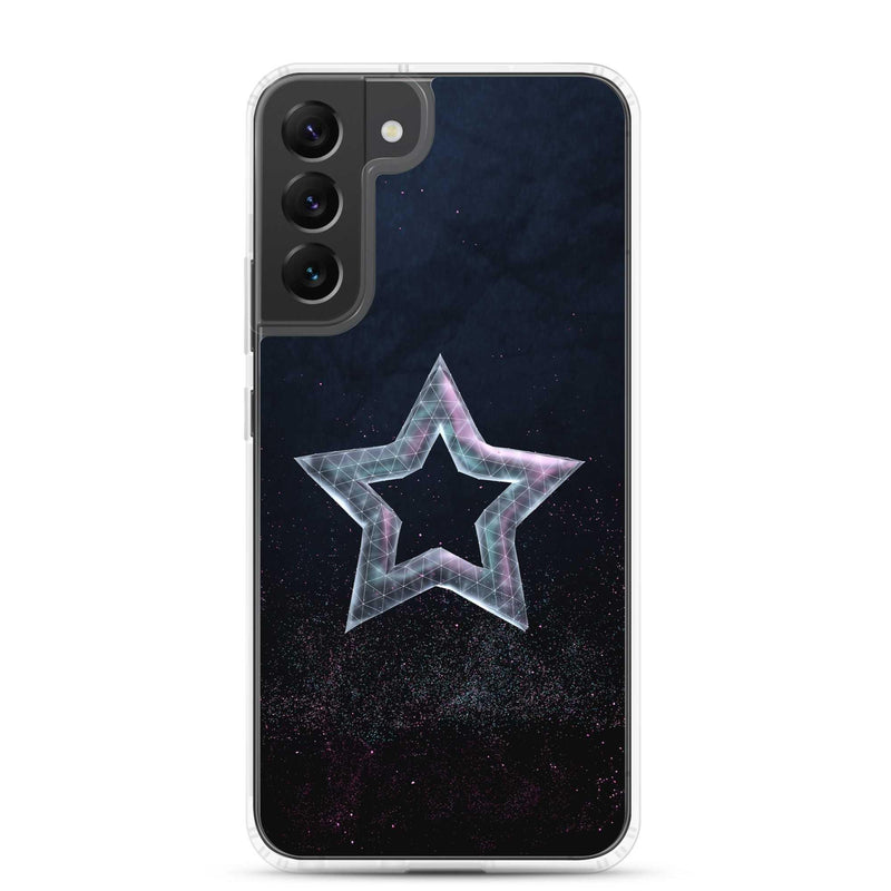 Load image into Gallery viewer, Star Dust Flexible Clear Samsung Case Bump Resistant Corners CREATIVETECH