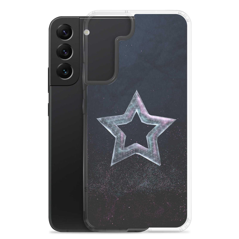 Load image into Gallery viewer, Star Dust Flexible Clear Samsung Case Bump Resistant Corners CREATIVETECH