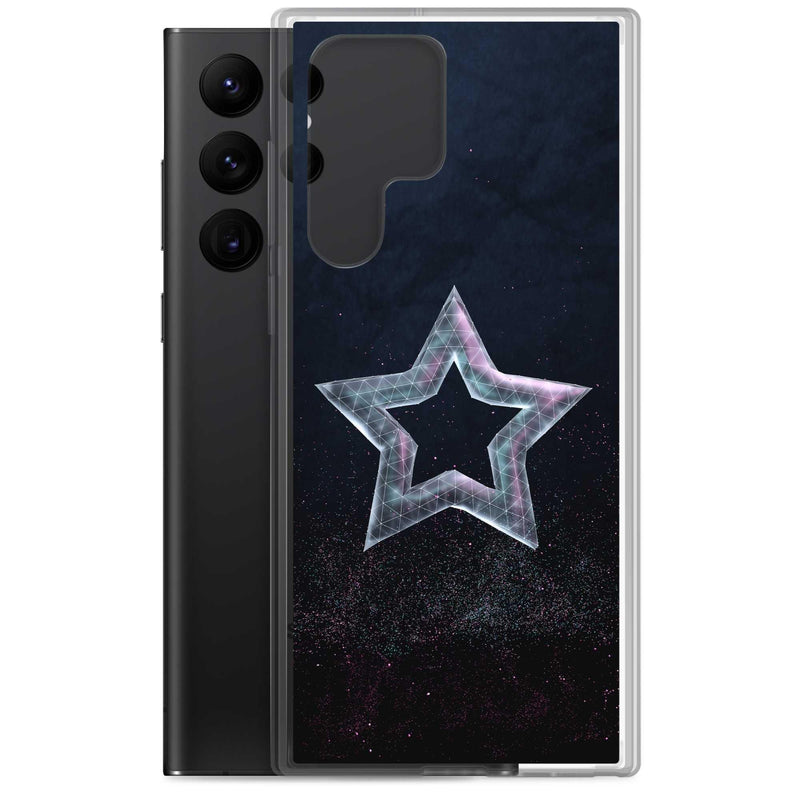 Load image into Gallery viewer, Star Dust Flexible Clear Samsung Case Bump Resistant Corners CREATIVETECH