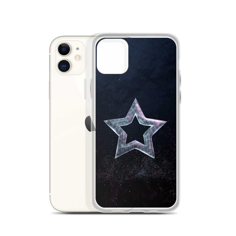 Load image into Gallery viewer, Star Dust Flexible Clear iPhone Case Bump Resistant Corners CREATIVETECH