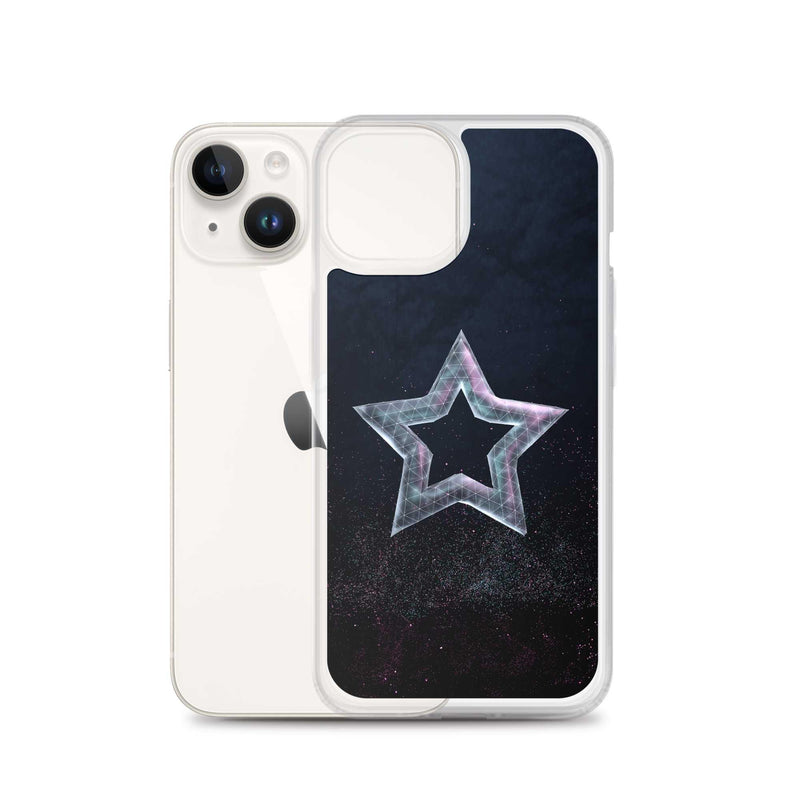 Load image into Gallery viewer, Star Dust Flexible Clear iPhone Case Bump Resistant Corners CREATIVETECH