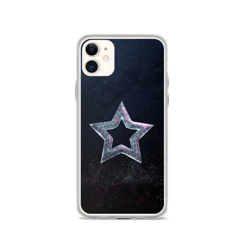 Load image into Gallery viewer, Star Dust Flexible Clear iPhone Case Bump Resistant Corners CREATIVETECH