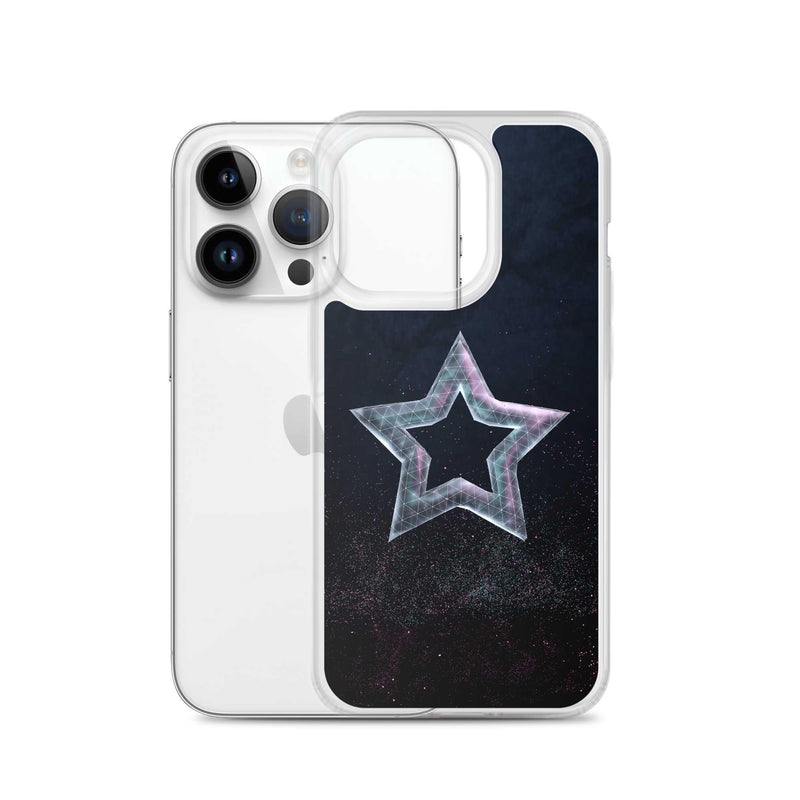 Load image into Gallery viewer, Star Dust Flexible Clear iPhone Case Bump Resistant Corners CREATIVETECH