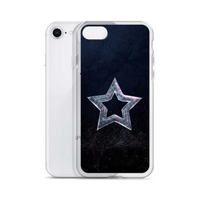 Load image into Gallery viewer, Star Dust Flexible Clear iPhone Case Bump Resistant Corners CREATIVETECH