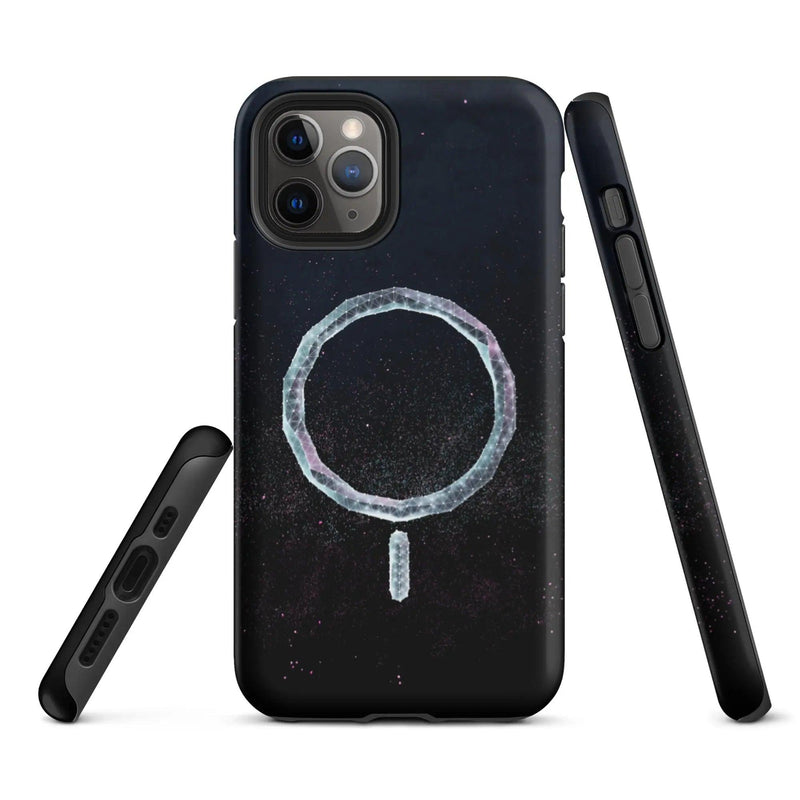 Load image into Gallery viewer, Star Dust Wireless Charging Double Layered Impact Resistant Tough iPhone Case 3D Wrap Matte or Glossy Finish CREATIVETECH