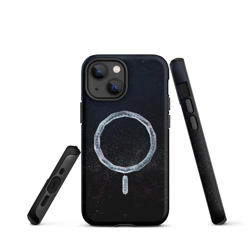 Load image into Gallery viewer, Star Dust Wireless Charging Double Layered Impact Resistant Tough iPhone Case 3D Wrap Matte or Glossy Finish CREATIVETECH
