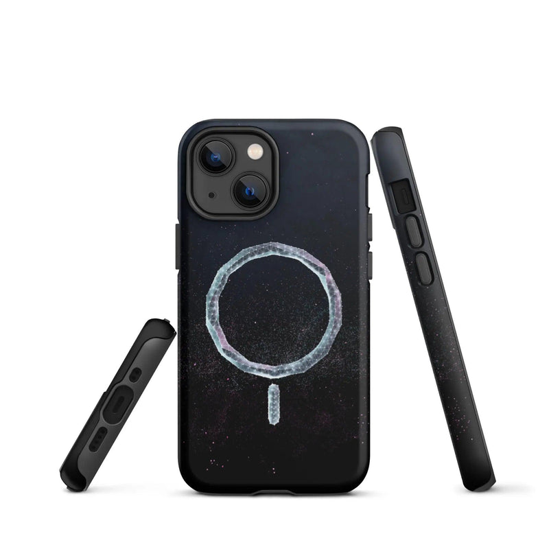 Load image into Gallery viewer, Star Dust Wireless Charging Double Layered Impact Resistant Tough iPhone Case 3D Wrap Matte or Glossy Finish CREATIVETECH