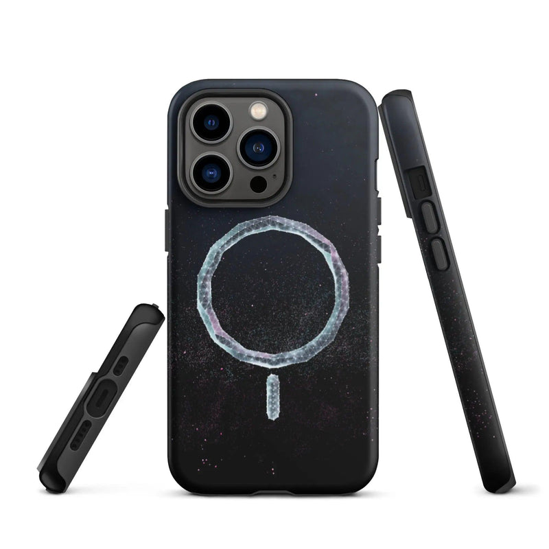 Load image into Gallery viewer, Star Dust Wireless Charging Double Layered Impact Resistant Tough iPhone Case 3D Wrap Matte or Glossy Finish CREATIVETECH