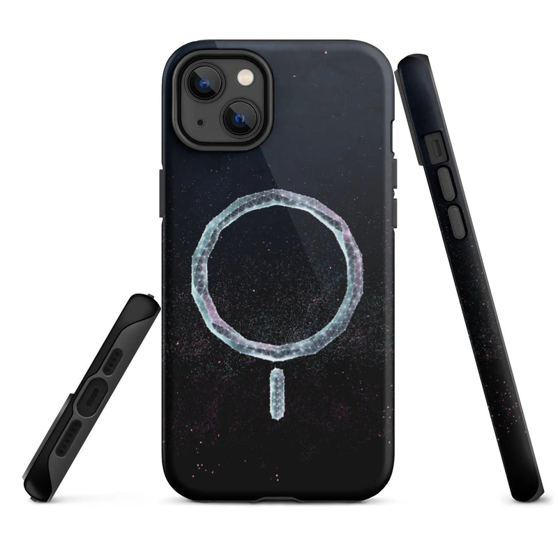 Load image into Gallery viewer, Star Dust Wireless Charging Double Layered Impact Resistant Tough iPhone Case 3D Wrap Matte or Glossy Finish CREATIVETECH