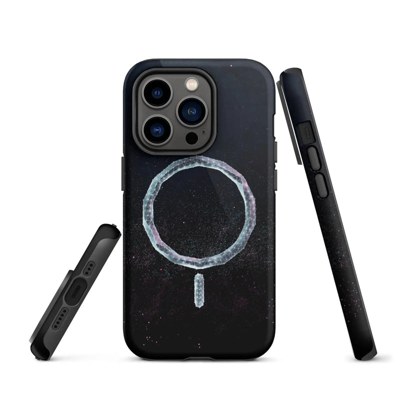 Load image into Gallery viewer, Star Dust Wireless Charging Double Layered Impact Resistant Tough iPhone Case 3D Wrap Matte or Glossy Finish CREATIVETECH