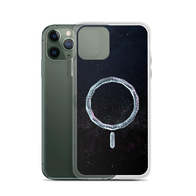 Load image into Gallery viewer, Star Dust Wireless Charging Flexible Clear iPhone Case Bump Resistant Corners CREATIVETECH