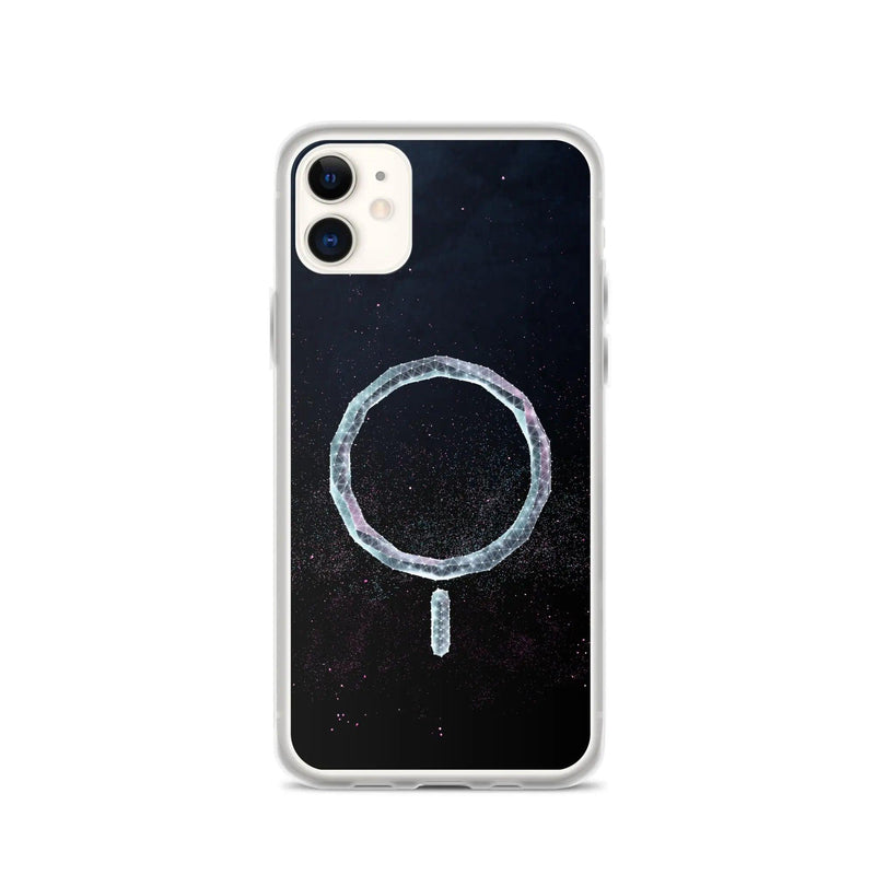 Load image into Gallery viewer, Star Dust Wireless Charging Flexible Clear iPhone Case Bump Resistant Corners CREATIVETECH