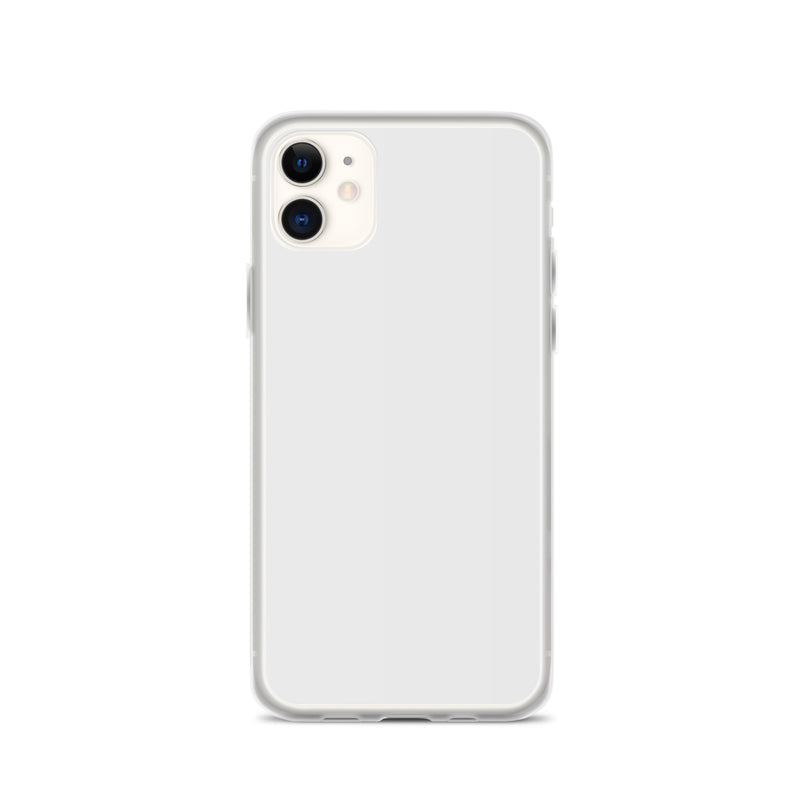 Load image into Gallery viewer, Plain Color Whisper White iPhone Case Clear Bump Resistant Flexible CREATIVETECH