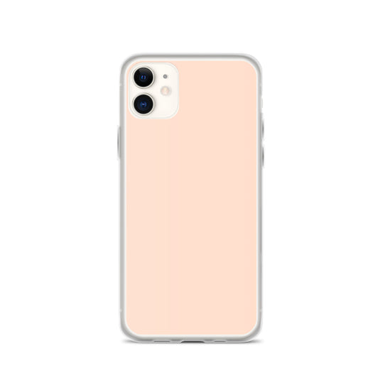 Plain Color Cinderella Orange Pink iPhone Case Clear Bump Resistant Flexible CREATIVETECH