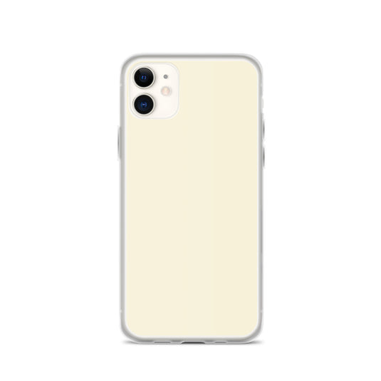 Plain Color Black iPhone Case Clear Bump Resistant Flexible CREATIVETECH