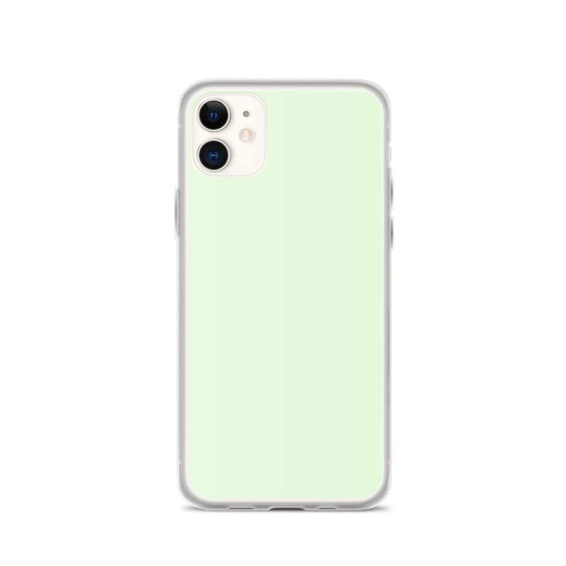 Load image into Gallery viewer, Plain Color Panache Green iPhone Case Clear Bump Resistant CREATIVETECH