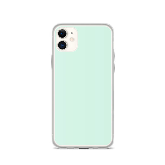 Plain Color Humming Bird Green iPhone Case Clear Bump Resistant CREATIVETECH