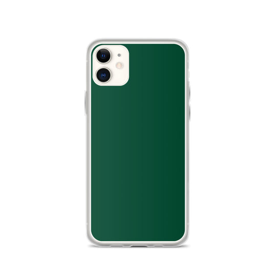 Plain Color British Racing Green iPhone Case Clear Bump Resistant CREATIVETECH