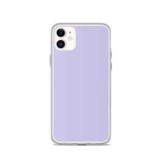 Melrose Purple Blue iPhone Clear Thin Case Plain Color CREATIVETECH