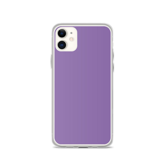 Ce Soir Violet Purple iPhone Clear Thin Case Plain Color CREATIVETECH