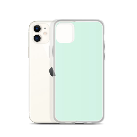 Plain Color Humming Bird Green iPhone Case Clear Bump Resistant CREATIVETECH