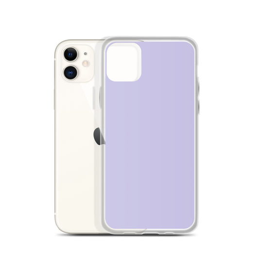 Melrose Purple Blue iPhone Clear Thin Case Plain Color CREATIVETECH