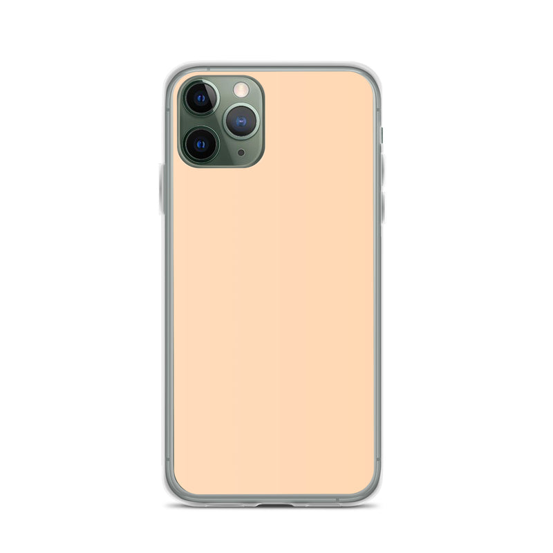 Load image into Gallery viewer, Plain Color Sandy Beach Yellow Orange iPhone Case Clear Bump Resistant Flexible CREATIVETECH