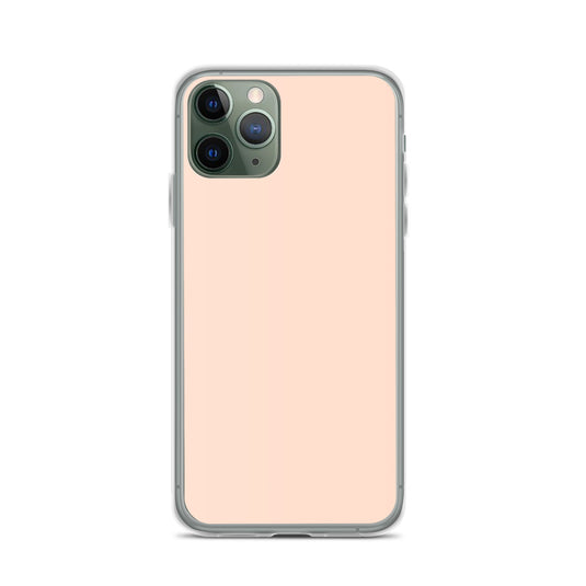 Plain Color Cinderella Orange Pink iPhone Case Clear Bump Resistant Flexible CREATIVETECH