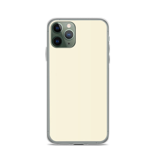 Plain Color Black iPhone Case Clear Bump Resistant Flexible CREATIVETECH