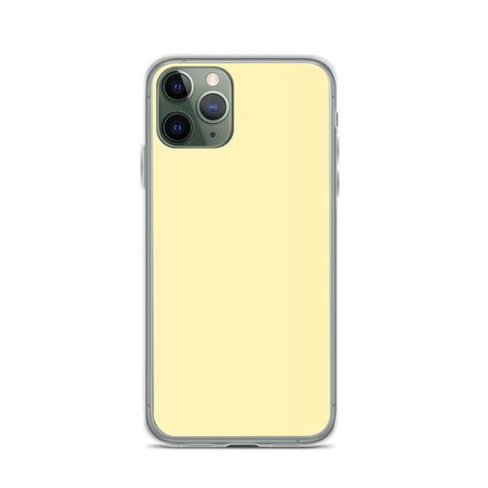 Plain Color Banana Yellow iPhone Case Clear Bump Resistant CREATIVETECH