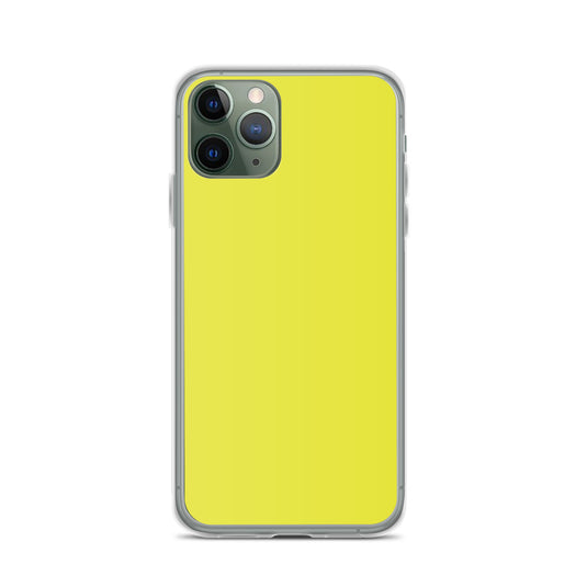 Plain Color Starship Yellow iPhone Case Clear Bump Resistant CREATIVETECH