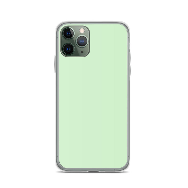 Load image into Gallery viewer, Plain Color Tara Green iPhone Case Clear Bump Resistant CREATIVETECH