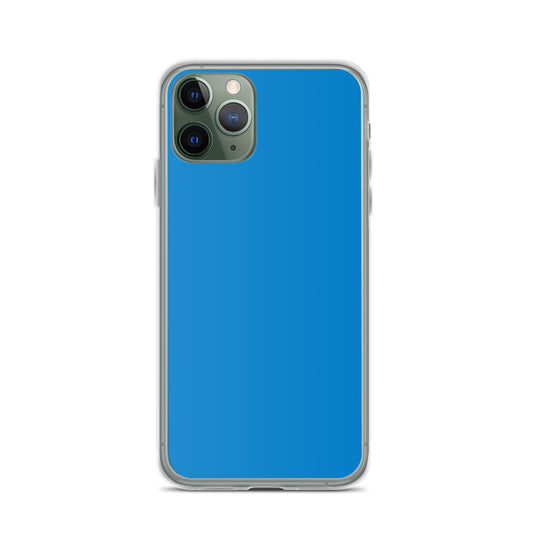Plain Color Navy Blue iPhone Case Clear Bump Resistant CREATIVETECH