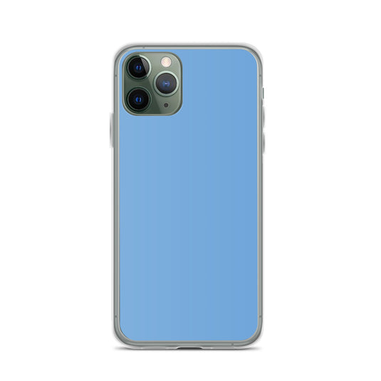 Plain Color Jordy Blue iPhone Case Clear Bump Resistant CREATIVETECH