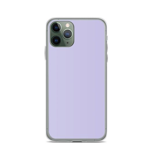 Melrose Purple Blue iPhone Clear Thin Case Plain Color CREATIVETECH