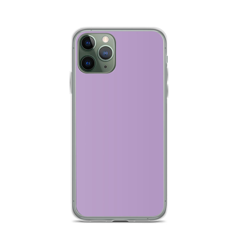 Load image into Gallery viewer, East Side Violet Purple iPhone Clear Thin Case Plain Color CREATIVETECH