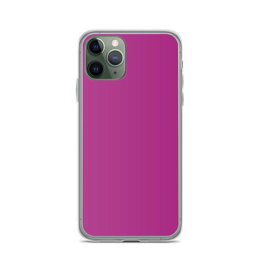 Red Violet iPhone Clear Thin Case Plain Color CREATIVETECH