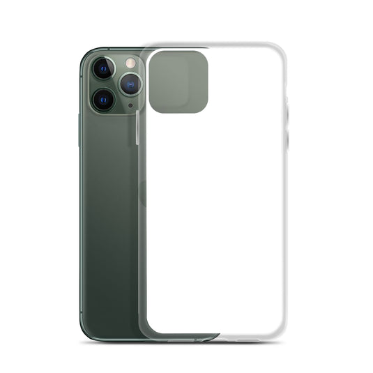 Plain Color White iPhone Case Clear Bump Resistant Flexible CREATIVETECH