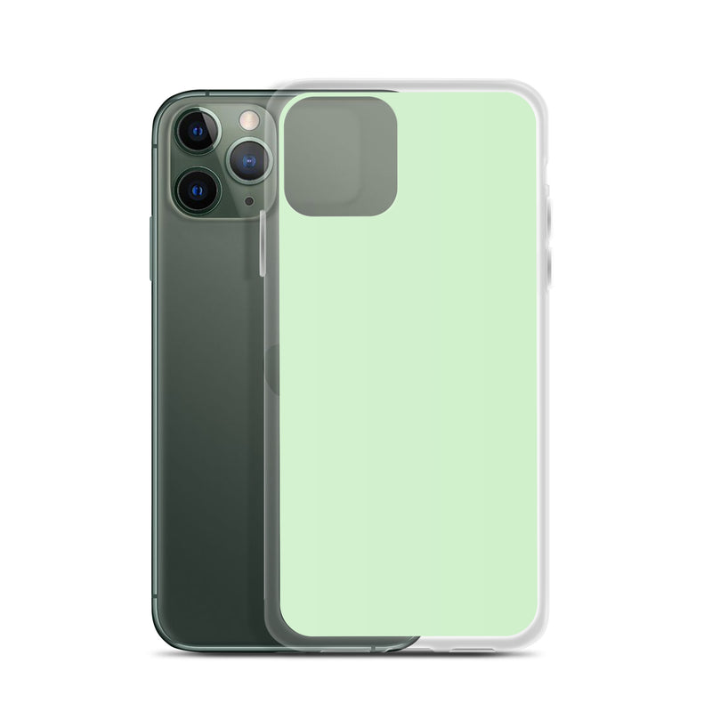 Load image into Gallery viewer, Plain Color Tara Green iPhone Case Clear Bump Resistant CREATIVETECH