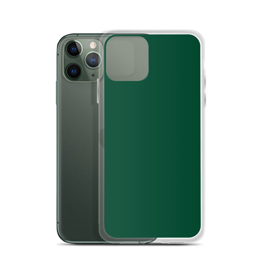 Plain Color British Racing Green iPhone Case Clear Bump Resistant CREATIVETECH