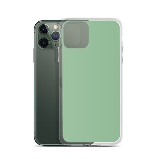 Plain Color Sea Green iPhone Case Clear Bump Resistant CREATIVETECH