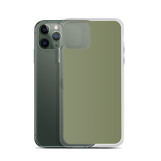 Plain Color Finch Green iPhone Case Clear Bump Resistant CREATIVETECH