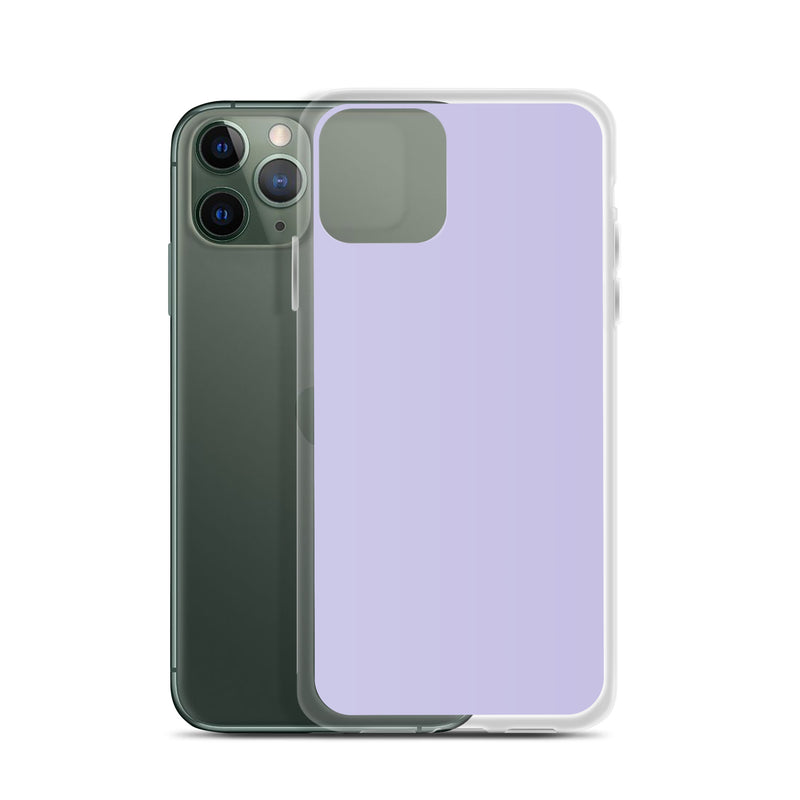 Load image into Gallery viewer, Melrose Purple Blue iPhone Clear Thin Case Plain Color CREATIVETECH