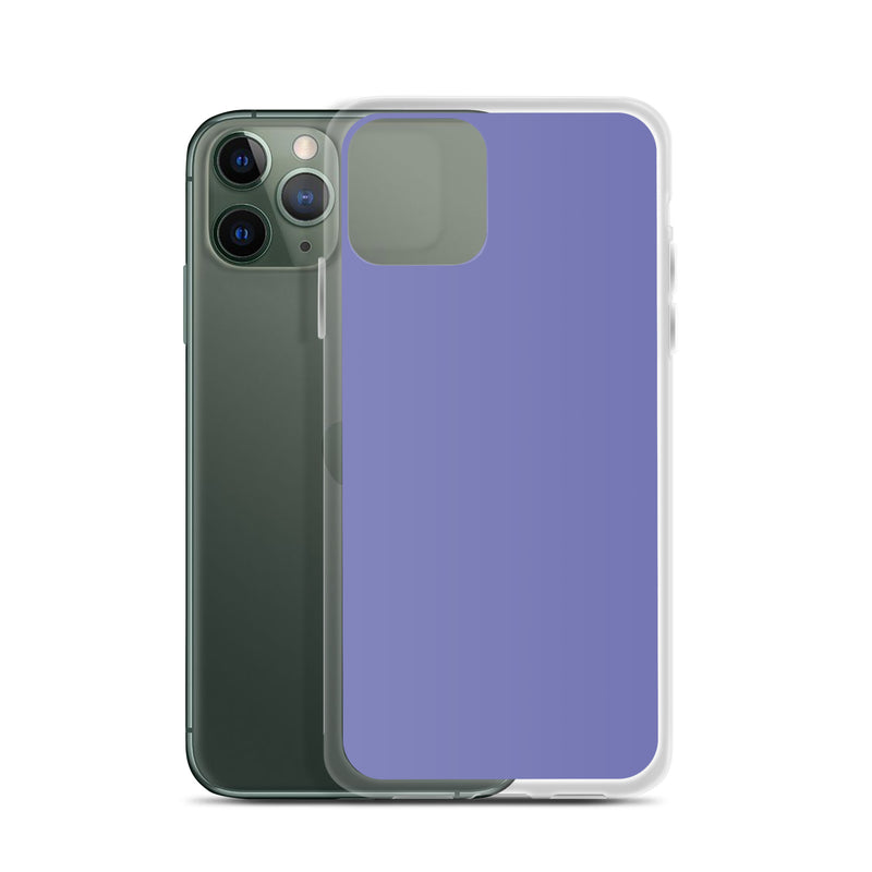 Load image into Gallery viewer, Chetwode Blue Purple iPhone Clear Thin Case Plain Color CREATIVETECH